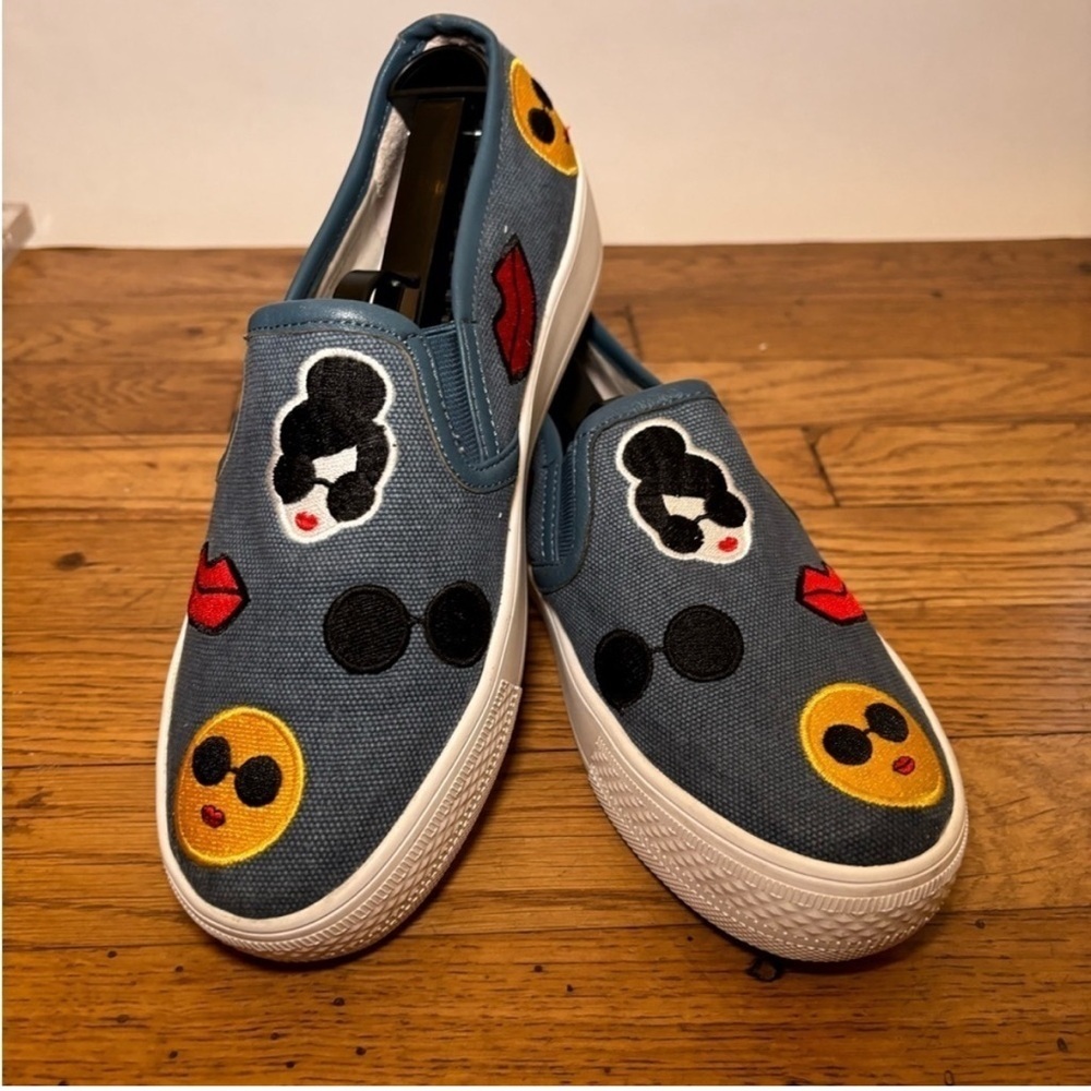 Alice + Olivia Embroidered Platform Sneaker Size 7